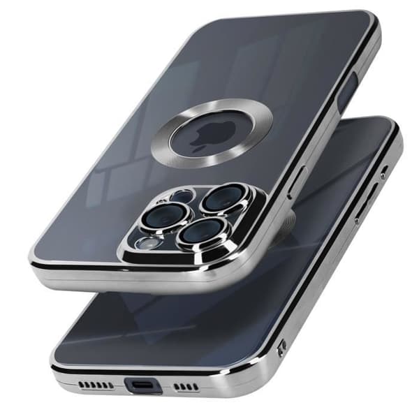 Suojakotelo - AVIZAR - iPhone 16 Pro - Puoli-jäykkä - Iskunkestävä - Harmaa Grå