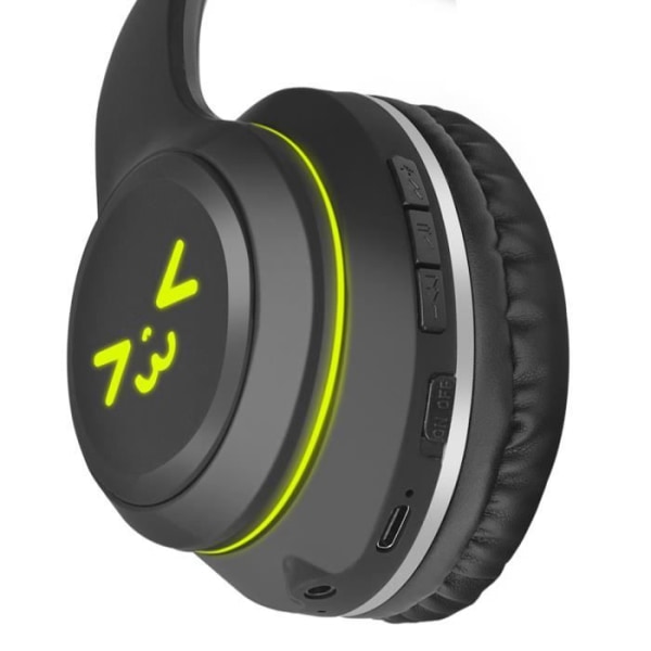 Bluetooth-hovedtelefoner Luminous Cat Ears Sort