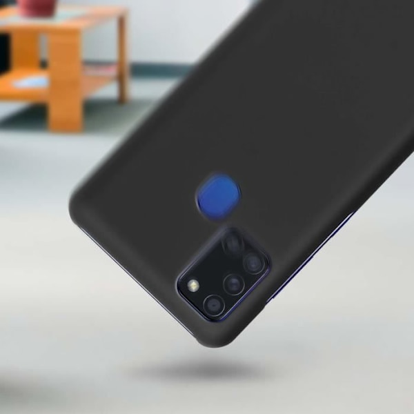 Coque - Samsung - Galaxy A21s - Silikone - Blød Berøring - Skridsikker Svart