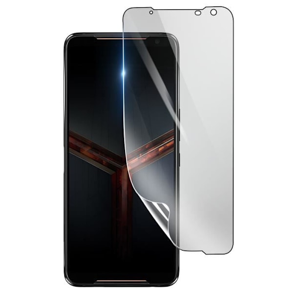 Näytönsuoja - 3MK - Asus ROG Phone 2 - Iskunkestävä Hydrogeeli - Läpinäkyvä - Iskunkestävä
