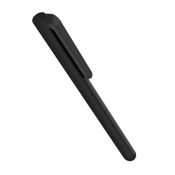 Touch Screen Stylus - AVIZAR - Universal - Blød spids - Integreret klips - Sort