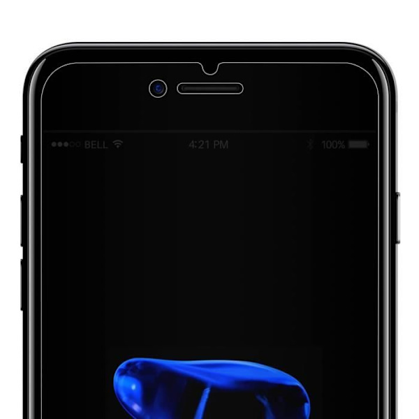 iPhone 7 ja iPhone 8 läpinäkyvä näytönsuojakalvo - Sormenjälkiä estävä
