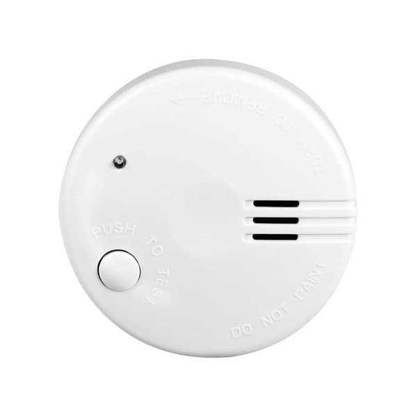 Fotodetektor för rök - ALECTO - Mini - Siren 85 dB - Batteri 5 år - EN 14604 Vit