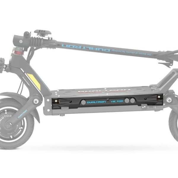 Cache dæk venstre side til Dualtron Victor Luxury og Luxury Plus Minimotors Sort Svart