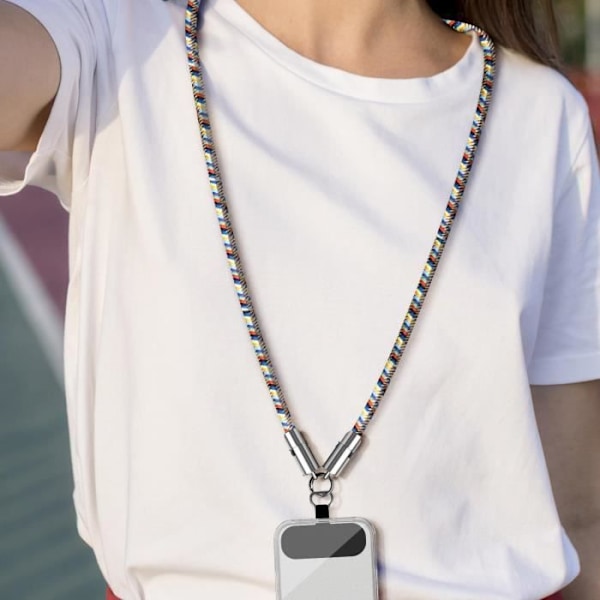 Halsband Kabel med USB C till Lightning Kontakt Längd 1.2m Moxie Flerfärgad Flerfärgad