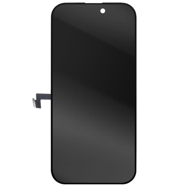 OLED Fuldskærm + Touchglas til iPhone 16 Pro Sort Svart