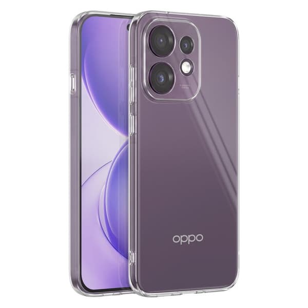 Silicone Cover til Oppo Reno 16 i 3D Pop Planet Design Transparent Vit