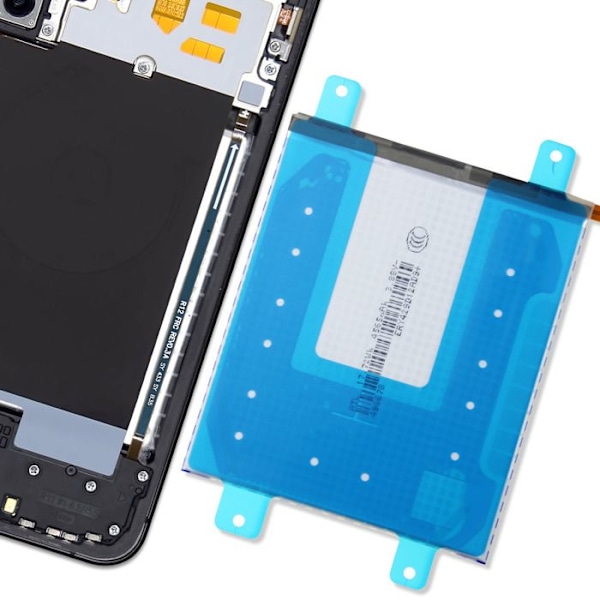 Liimaakku Samsung Galaxy S24 FE Vahva kiinnitys Samsung Läpinäkyvä Vit