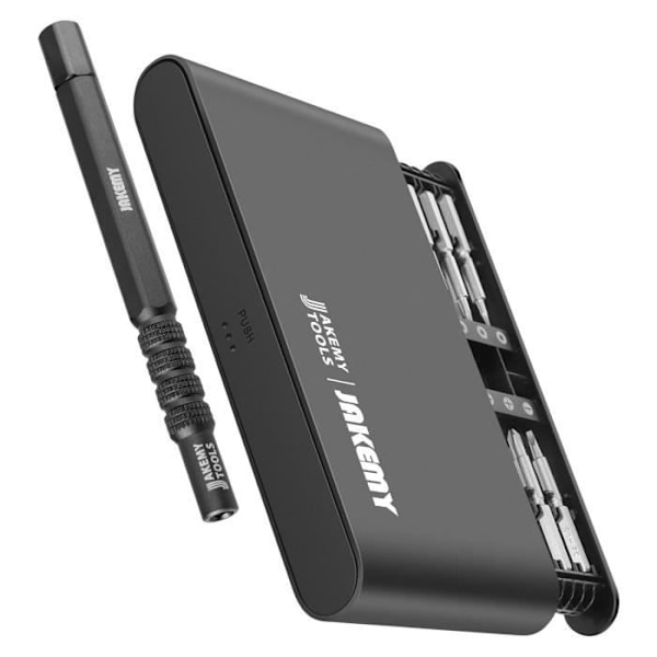 Skruetrækkersæt - JAKEMY - JM-8171 - 16 bits - S2 stål - Elegant opbevaringsboks