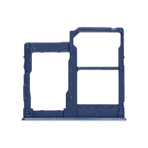 Udskiftning til SIM-kortbakke - Samsung Galaxy A40 - Blå - 2 nano SIM-slots og 1 micro-SD-slot Blå