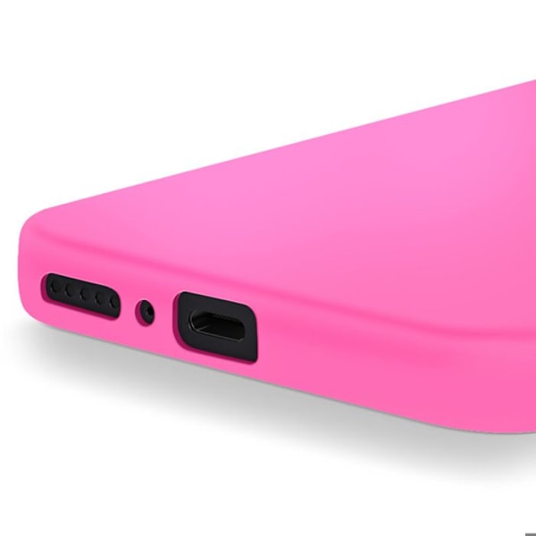 Fodral för Xiaomi Redmi Note 14 5G Semi-hård Soft-touch Anti-spår Fuchsia Rosa
