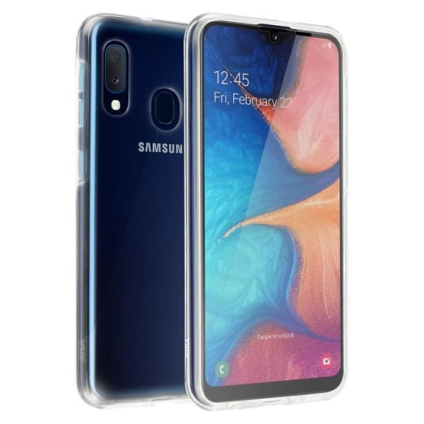 Cover til Samsung Galaxy A20e Hard Back Protection Front Touch Transparent