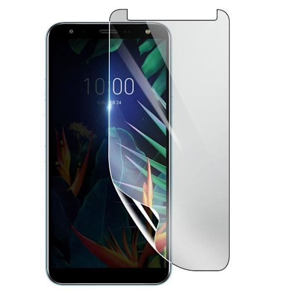 Näytönsuoja - 3MK - LG K40 - Iskunkestävä Hydrogeeli - Läpinäkyvä - Naarmuuntumaton Transparent