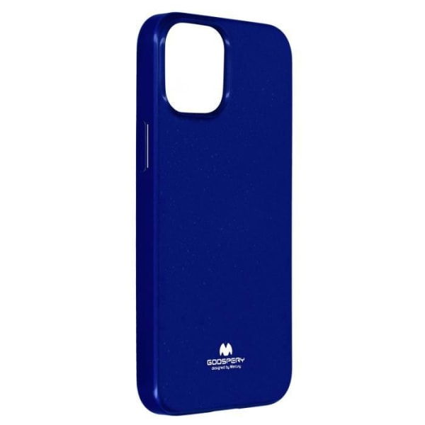 iPhone 13 Mini Case Silikone Gel Shiny Effect Mercury Midnight Blue Blue