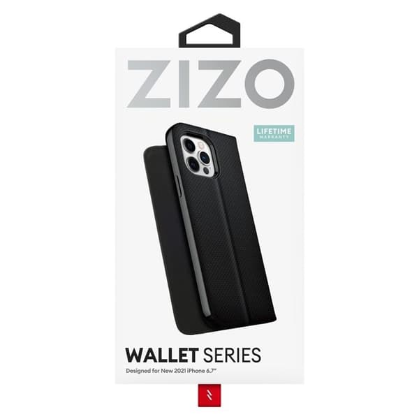 iPhone 13 Pro Max ZIZO WALLET Serie - Sort