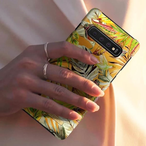 Samsung Galaxy S10 Fodral - Mango Jungle - Ideal of Sweden - Slitstark - Orange Mango och apelsin