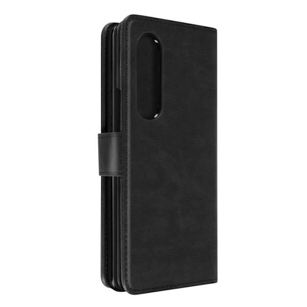 Samsung Galaxy Z Fold 3 Fodral - AVIZAR - Plånboksfodral - Svart - Magnetisk flik svart