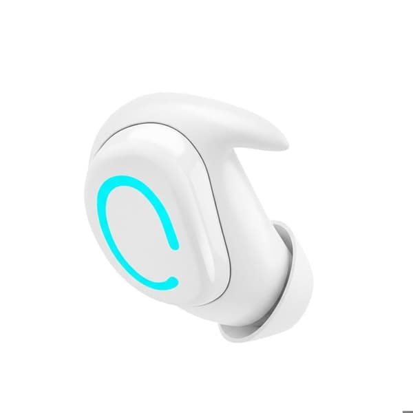 Sovøret - AVIZAR - Mono - ENC Støjreduktion - Ultra Tynd - Bluetooth Hvid Vit