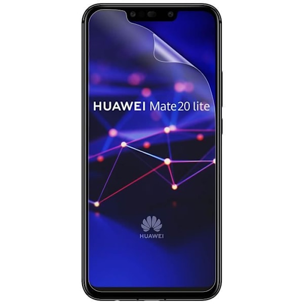 Huawei Mate 20 lite / P Smart Plus näytönsuojakalvo naarmuuntumista estävä läpinäkyvä valkoinen Vit