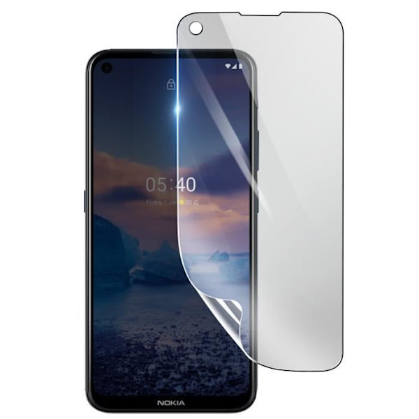 Skärmskydd - 3MK - Nokia 5.4 - Stötsäker Hydrogel - Transparent - Reptålig Transparent