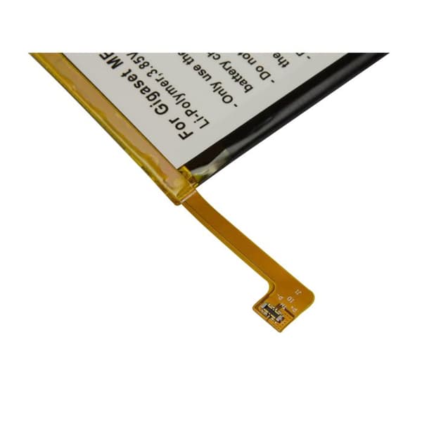 Batteri Smartphone Gigaset ME Li-Polymer 3.85V 2500mAh 9.6Wh Sort / Sølv Svart