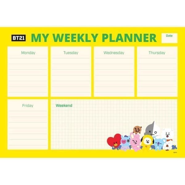 Bloc-Notes Ugebog A4 BT21