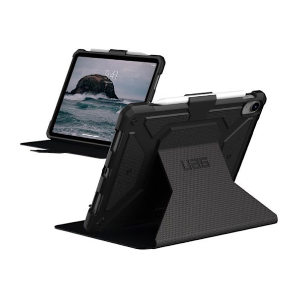 Tablet cover wallet - UAG - Metropolis - iPad 10.9 (2022) - Black - Unisex - Compatible case sort