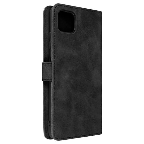 Samsung Galaxy A22 5G kotelo - FORCELL - Tender Book - Mokkaefekti - Lompakko - Videotuki - Musta Svart
