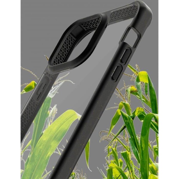 Apple iPhone 14 Pro Max Feronia Organic Pure Black -vahvistettu kotelo Itskins