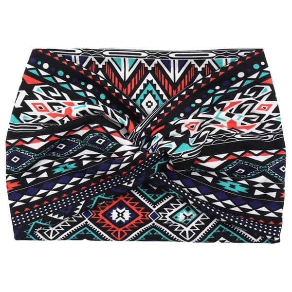 Bandeau - AVIZAR - Aztek - Bomuld - Blå - Casual Blå
