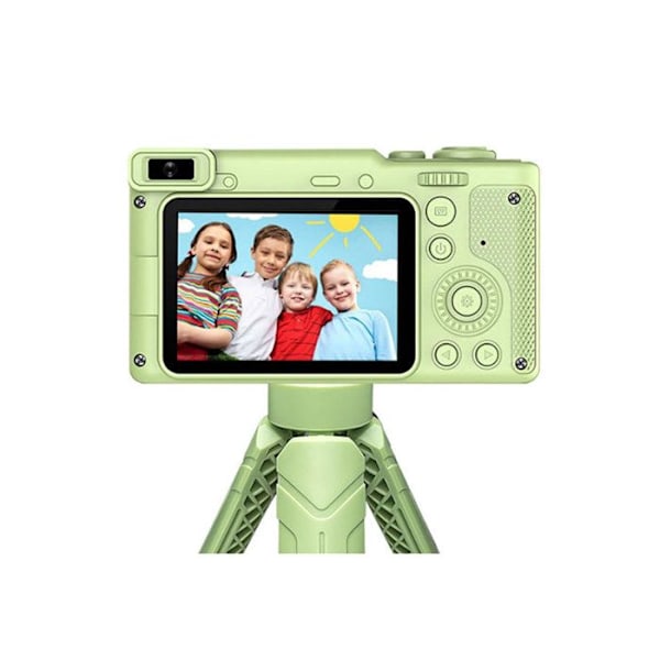 Digital kamera Insteen 50 MP Video 4K med ljusgrönt stativ Grön