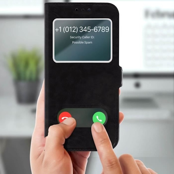 Hus iPhone 11 - AVIZAR - Mjuk Skydd - Heltäckande Skydd - Stöd Funktion - Svart Svart
