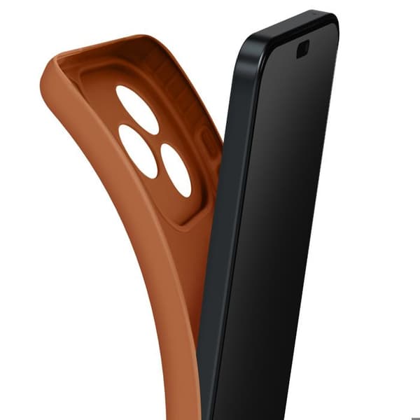 Coque til Honor 400 Lite Silikone Glat Kamera Beskyttet Brun