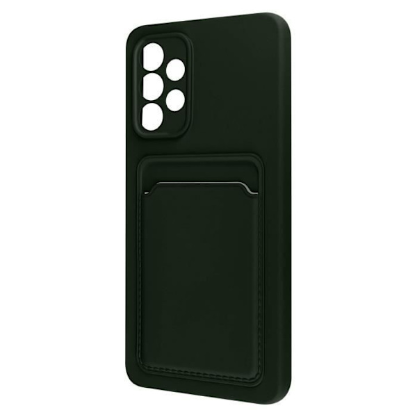 Samsung Galaxy A33 5G Skyddsfodral - FORCELL - Mjuk silikon - Grön - Kortförvaring Grön