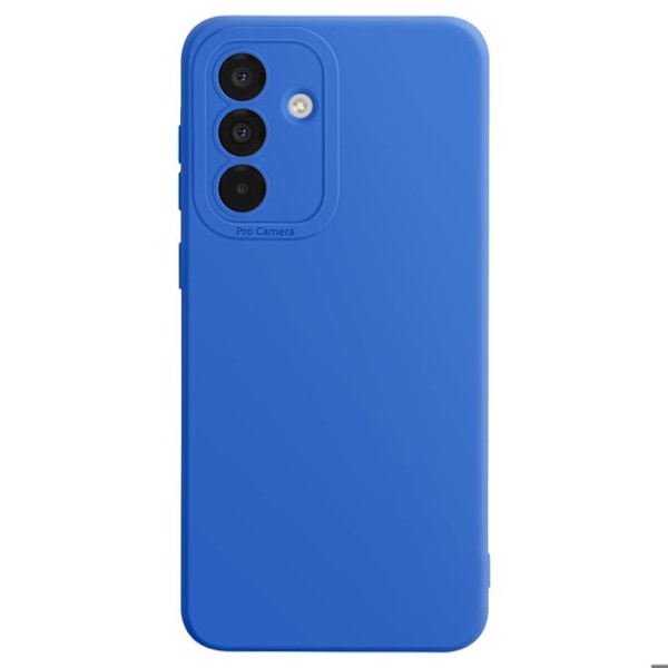 Samsung Galaxy A36 Suojakuori Silikoni Tasainen Kamerasuoja Sininen Blå