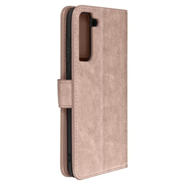 Etui för Samsung Galaxy S21 FE - AVIZAR - Plånboksfodral - Videostöd Funktion - Roséguld Rose guld
