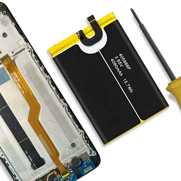 Intern batteri til Blackview A60 4080mAh model BL1820OTe Sort Svart