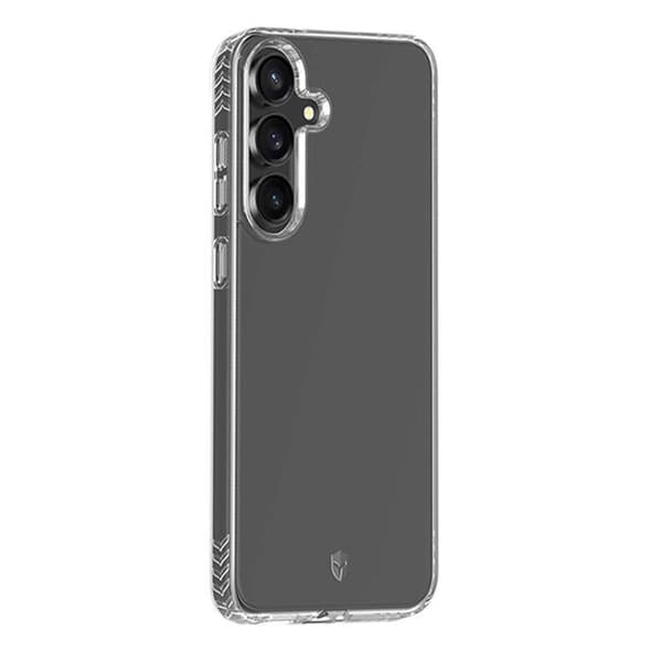 Cover til Galaxy S25 FE Stødabsorberende 3m med Hævede Kanter Force Case Transparent Vit