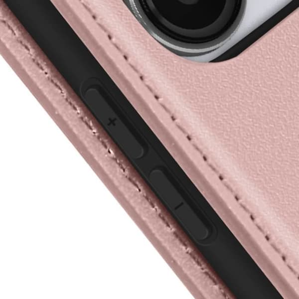 Smartphonefodral - AVIZAR - Xiaomi Redmi 6A - Rosa - Magnetisk flap - Videostöd Ros