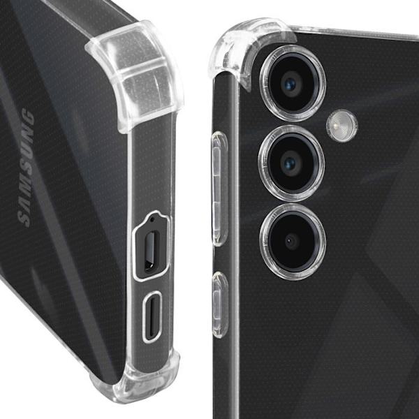 Stötsäker Skal - Mayaxess - Samsung Galaxy S24 - Förstärkta Hörn - Lätt Design - Transparent Transparent