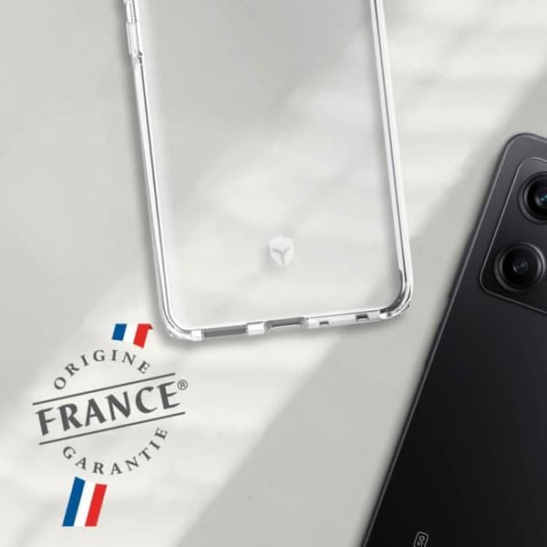 Kåpa - FORCE CASE - Xiaomi Redmi Note 12 Pro 5G - Stöttålig 2m - Transparent - Hård Vit