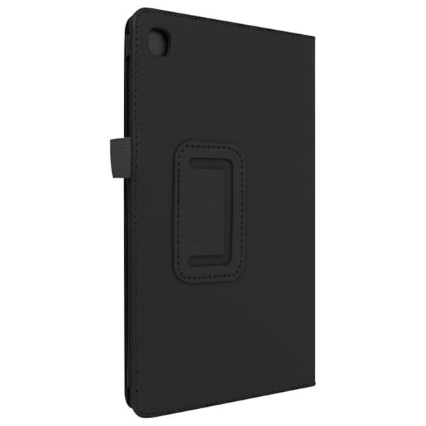 Housse - AVIZAR - Samsung Galaxy Tab A7 Lite - Øko-læder sort - Penneholder - Video-stativ Svart