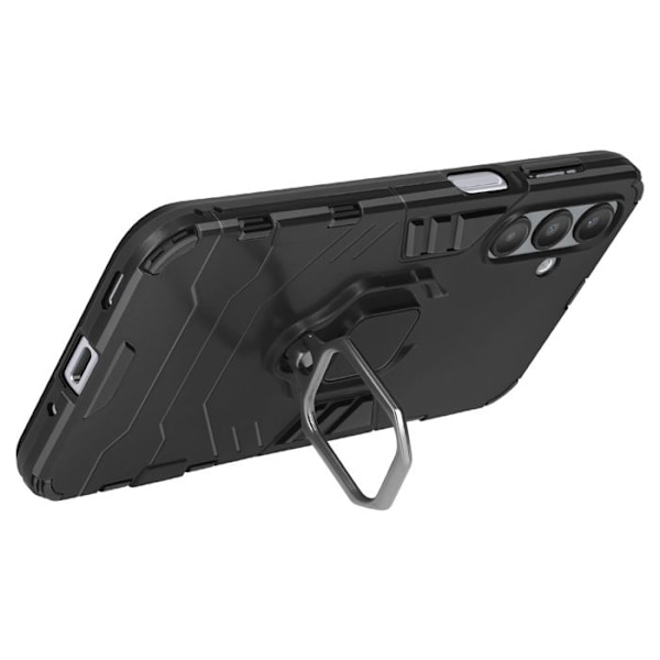 Coque til Samsung Galaxy A16 med ringe støtte Stødabsorberende Sort Svart