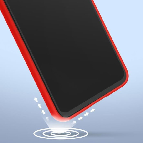 Fodral till Xiaomi Redmi Note 12 Pro 5G Silikon Semi-styv Soft-touch Red