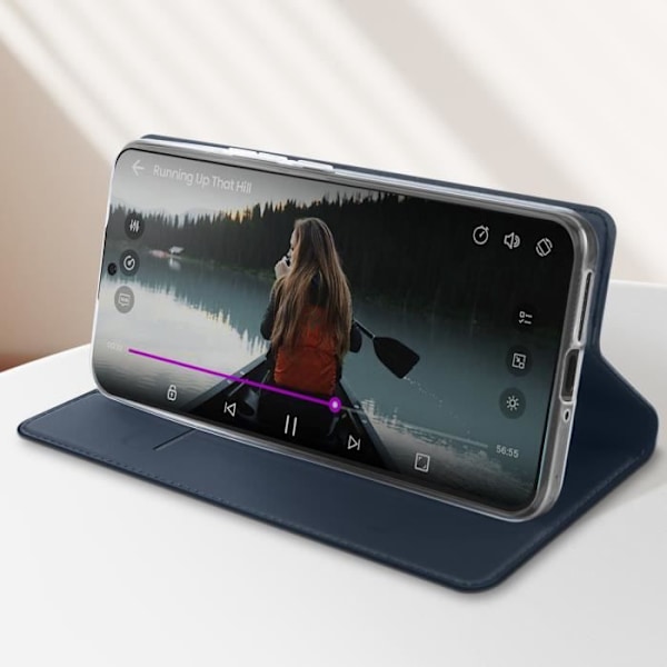 Fodral för Xiaomi 14 Ultra - DUX DUCIS - Videostöd för vändkortshållare - Midnattsblå Blå