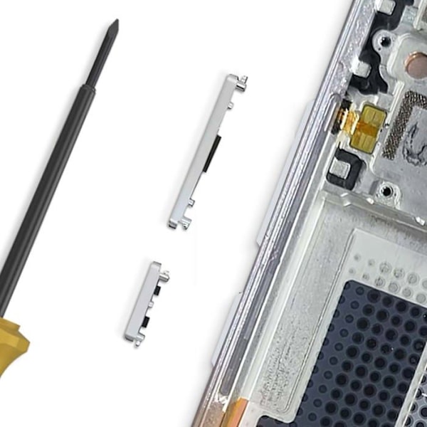 Power- och volymknapp för Xiaomi 13 Pro vit Vit