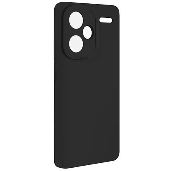 Kotelo Xiaomi Redmi Note 13 Pro Plus Silicone Matt Camera Protection Mustalle Svart