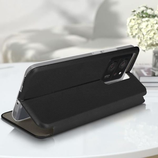 AVIZAR etui til Xiaomi 13T og 13T Pro - Sort - Flapkortholder Videosupport Svart