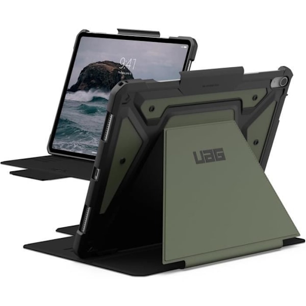 Skyddsetui - URBAN ARMOR GEAR - Metropolis SE - Apple iPad Air 13 M2/2024 - Olive - Polyuretan Oliv