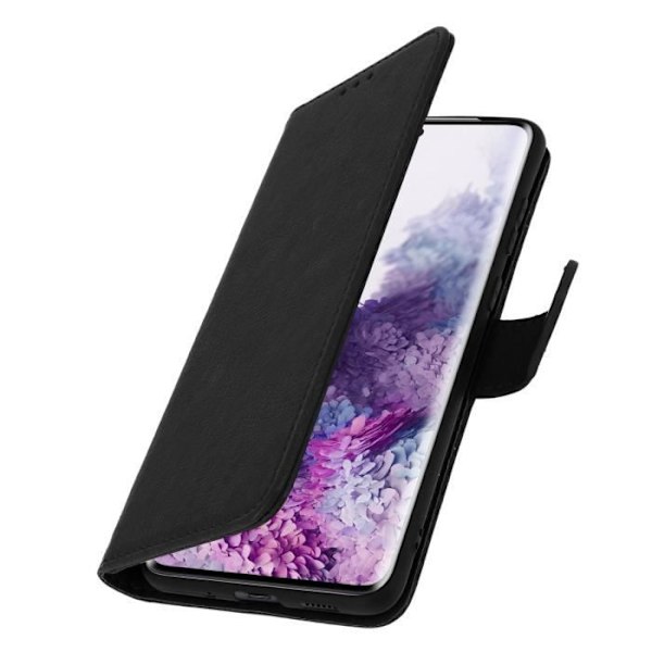 Etui - AVIZAR - Samsung Galaxy S20 - Helt fodral - Korthållare - Videostöd funktion - Svart Svart